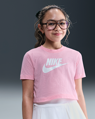 niki Nike Sportswear Big Kids' (Girls') Long-Sleeve Square-Neck